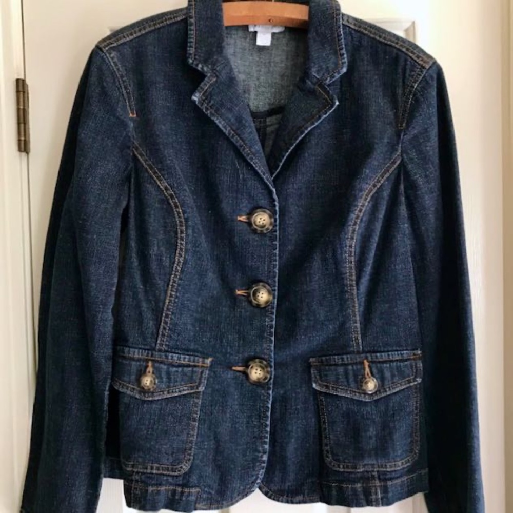 Charter Club Denim Blazer